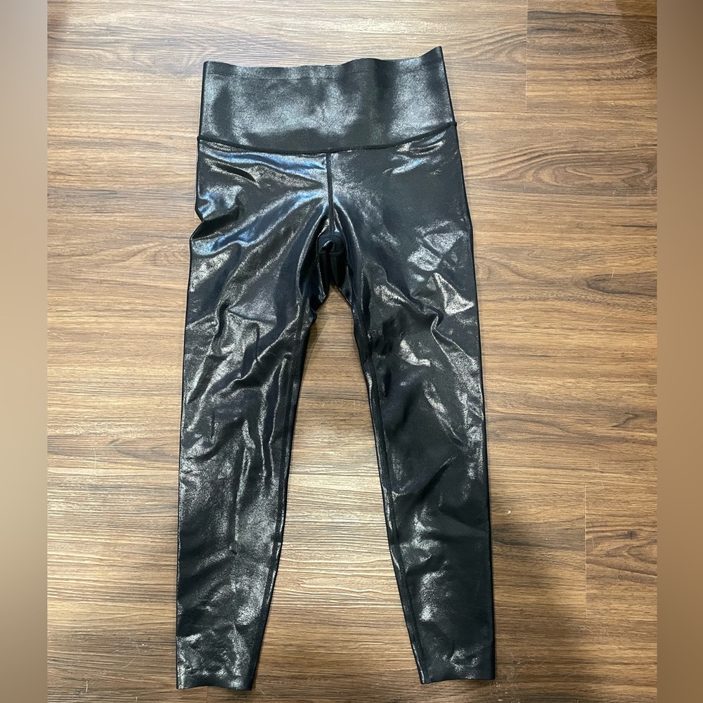 Knix Birds Papaya Faux Leather Legging